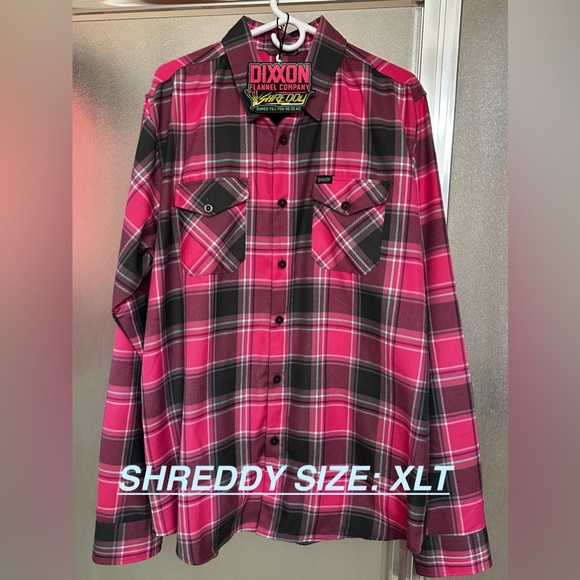 Men’s SHREDDY OG Dixxon flannel WITH STICKER size: XLT - Picture 1 of 1